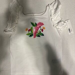 Size 6 Janie and Jack parrot tank top.  New with tags